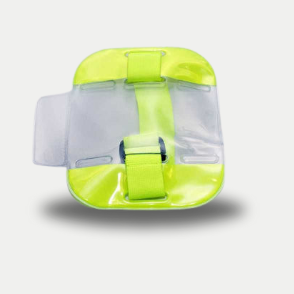 ID / SIA LICENCE BADGE HOLDER - ARM BAND HIGH VIS YELLOW